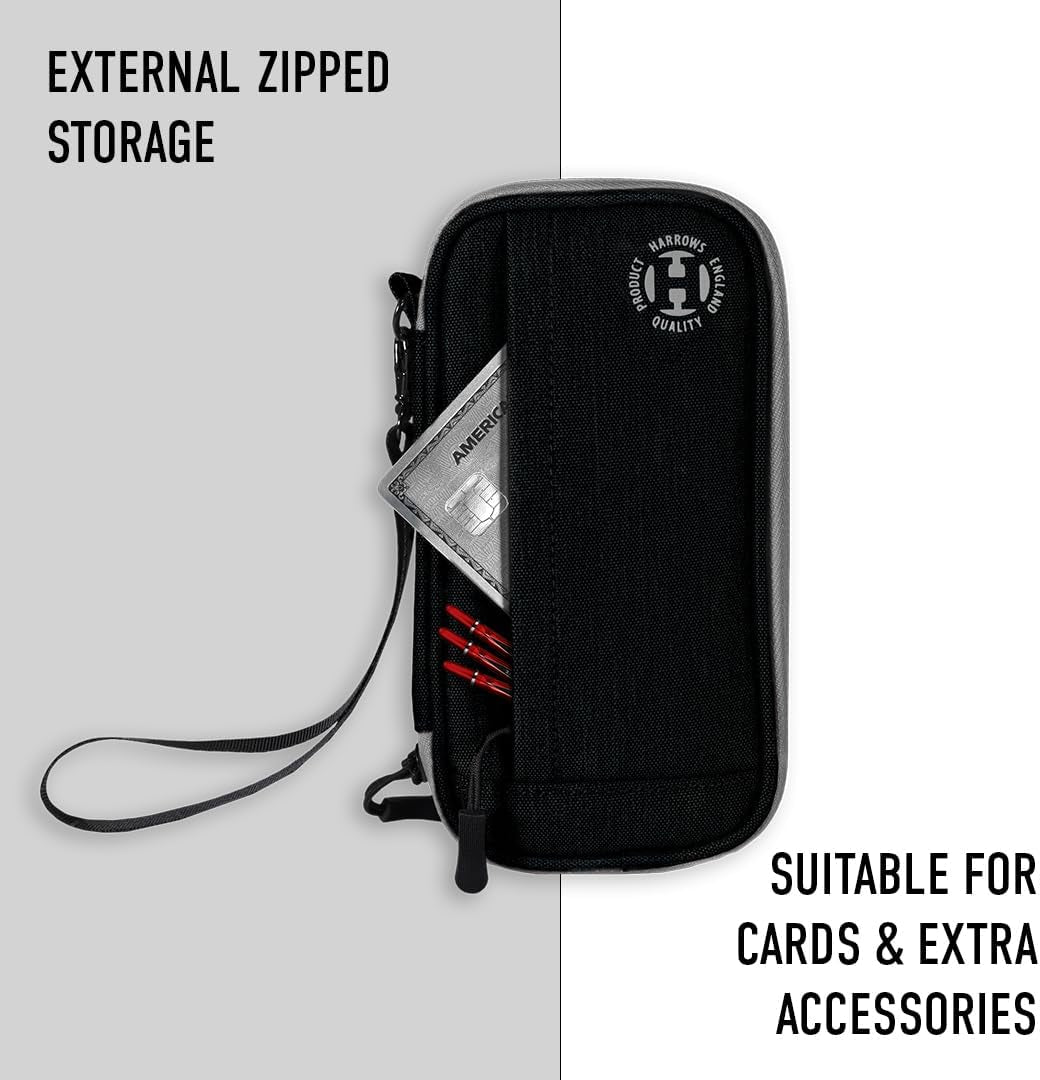 Darts Case | Smart Dart Case Darts Holder | Holds 3 or 6 Darts | Protective EVA Material with Fabric Finish | Professional Darts Accessories | Holds Darts Fully Assembled