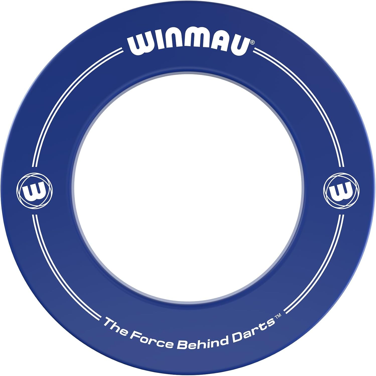 Printed Dart Board Surround Ring – Durable Backboard Wall Protector for Dartboards - Available in White, Black, Red & Blue - Professional Darts Accessories