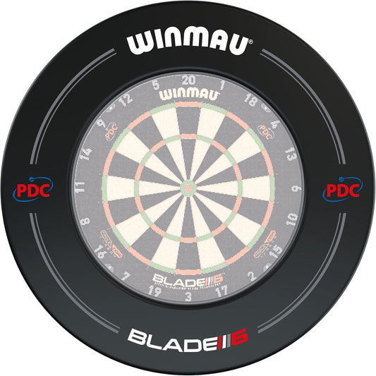 PDC Dartboard Surround Ring Wall Protector– Durable Backboard for Dart Boards– Professional Darts Accessory for Starters & Professional Players, Multiple Designs & Colors