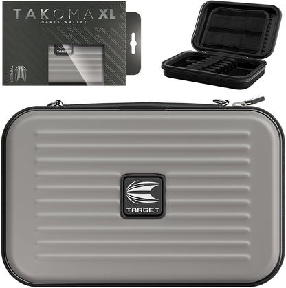 Takoma XL Darts Wallet - Darts Case Holds 6 Darts, Protective EVA Dart Holder with Double Zip Lock Inner Pouches - Professional Darts Accessories
