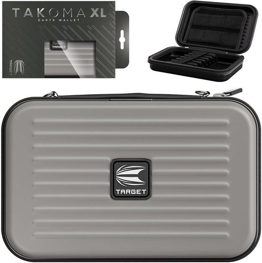 Takoma XL Darts Wallet - Darts Case Holds 6 Darts, Protective EVA Dart Holder with Double Zip Lock Inner Pouches - Professional Darts Accessories