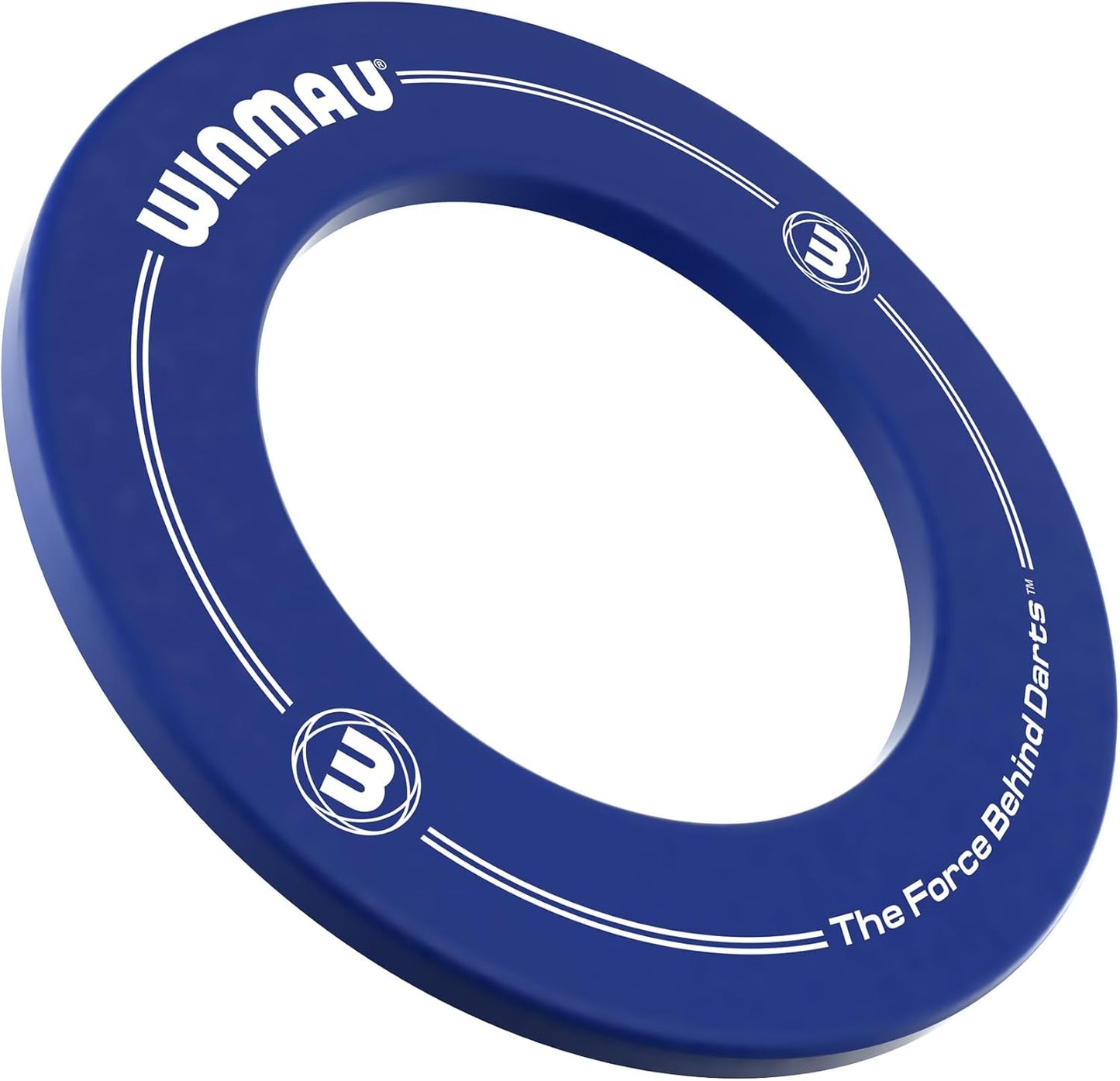 Printed Dart Board Surround Ring – Durable Backboard Wall Protector for Dartboards - Available in White, Black, Red & Blue - Professional Darts Accessories