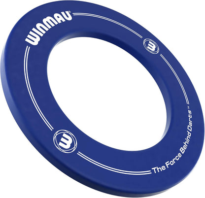 Printed Dart Board Surround Ring – Durable Backboard Wall Protector for Dartboards - Available in White, Black, Red & Blue - Professional Darts Accessories