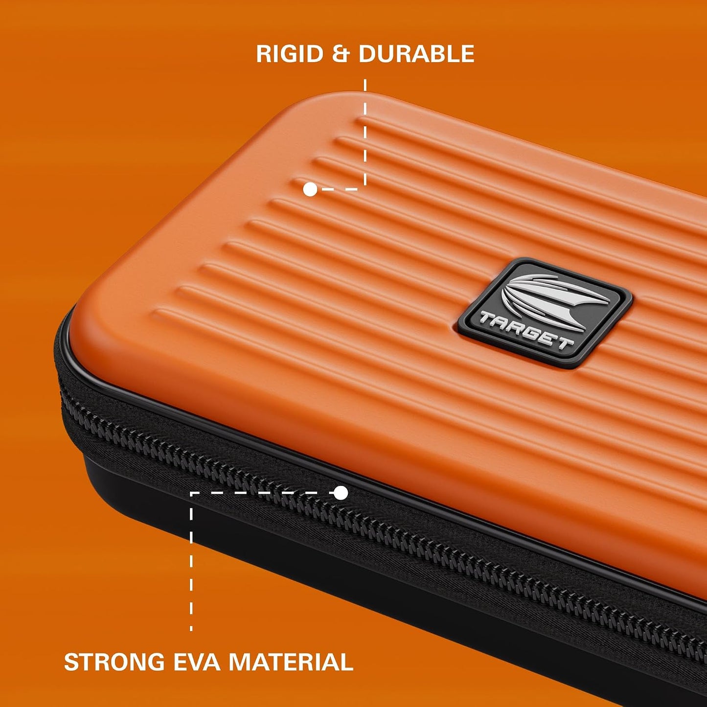 Takoma XL Darts Wallet - Darts Case Holds 6 Darts, Protective EVA Dart Holder with Double Zip Lock Inner Pouches - Professional Darts Accessories