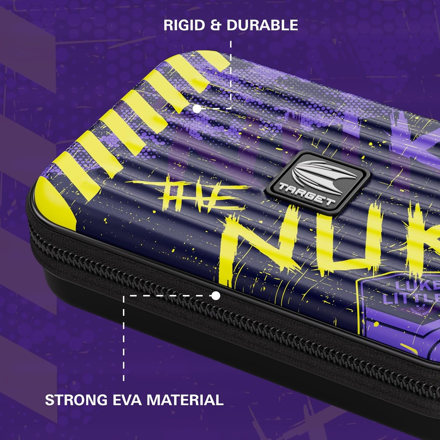 Luke Littler XL Takoma Wallet – Luke Littler Darts Case, Darts Holder, XL Dart Wallet, Darts Set Storage Cases, “The Nuke” Dart Case