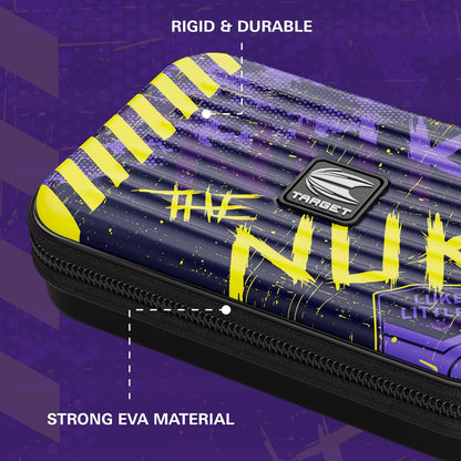 Luke Littler XL Takoma Wallet – Luke Littler Darts Case, Darts Holder, XL Dart Wallet, Darts Set Storage Cases, “The Nuke” Dart Case