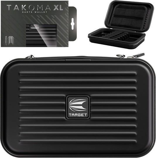 Takoma XL Darts Wallet - Darts Case Holds 6 Darts, Protective EVA Dart Holder with Double Zip Lock Inner Pouches - Professional Darts Accessories