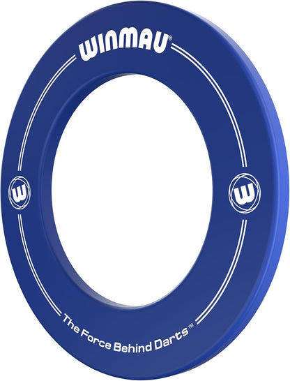 Printed Dart Board Surround Ring – Durable Backboard Wall Protector for Dartboards - Available in White, Black, Red & Blue - Professional Darts Accessories
