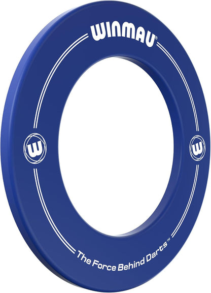 Printed Dart Board Surround Ring – Durable Backboard Wall Protector for Dartboards - Available in White, Black, Red & Blue - Professional Darts Accessories