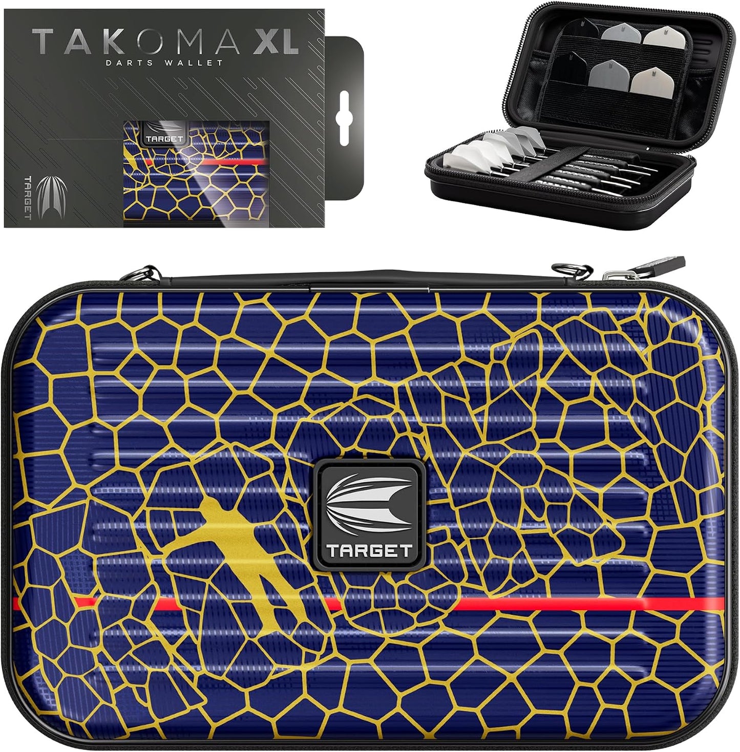 Josh Rock Takoma Wallet, XL – Josh Rock Darts Case, Darts Holder, Darts Wallet, Darts Set Storage Cases, “Rocky” Dart Case, Professional Darts Accessories
