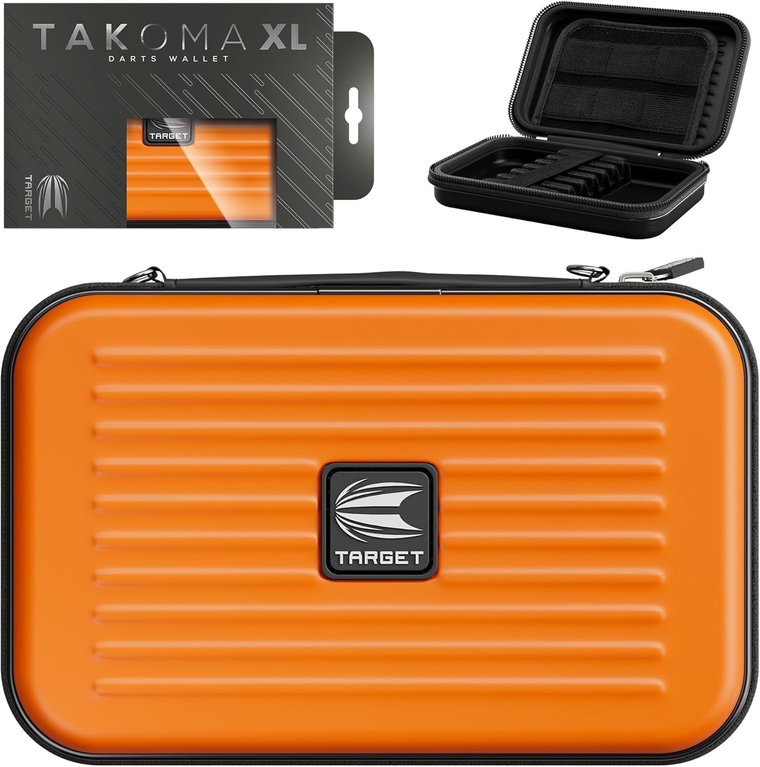Takoma XL Darts Wallet - Darts Case Holds 6 Darts, Protective EVA Dart Holder with Double Zip Lock Inner Pouches - Professional Darts Accessories
