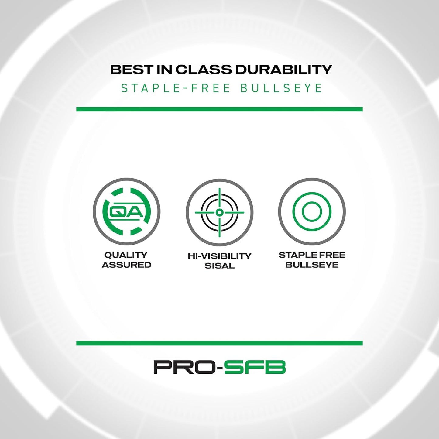 Pro SFB Bristle Dart Board - Professional Staple Free Bullseye Dartboard | Pro  Dart Board for Home, Tournament or Club | Durable Bristle Dartboards for Darts Enthusiasts