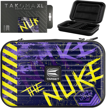 Luke Littler XL Takoma Wallet – Luke Littler Darts Case, Darts Holder, XL Dart Wallet, Darts Set Storage Cases, “The Nuke” Dart Case
